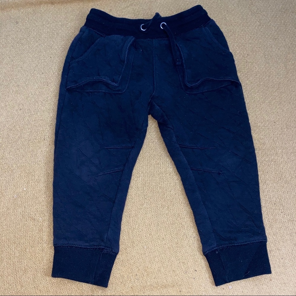 Drawstring pocketed joggers